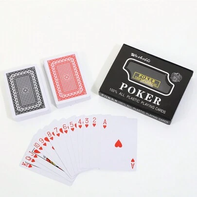 Bộ 2 lá bài nhựa Poker 25mm, Chất liệu PVC, Hộp nhựa 5,7*8,7 inch, Trò chơi giải trí gia đình, Văn bản nhỏ, Có thể giặt được, Không thấm nước, 100% nhựa, Đạo cụ trò chơi quán bar, Trò chơi sáng tạo, Trò chơi tiệc tùng, Trò chơi cặp đôi, Trò chơi ngớ ngẩn, Trò chơi uống rượu, Trò chơi tại nhà, Trò chơi năm mới, Quà tặng ngày lễ tình nhân, Trò chơi đám cưới, Quà tặng năm mới