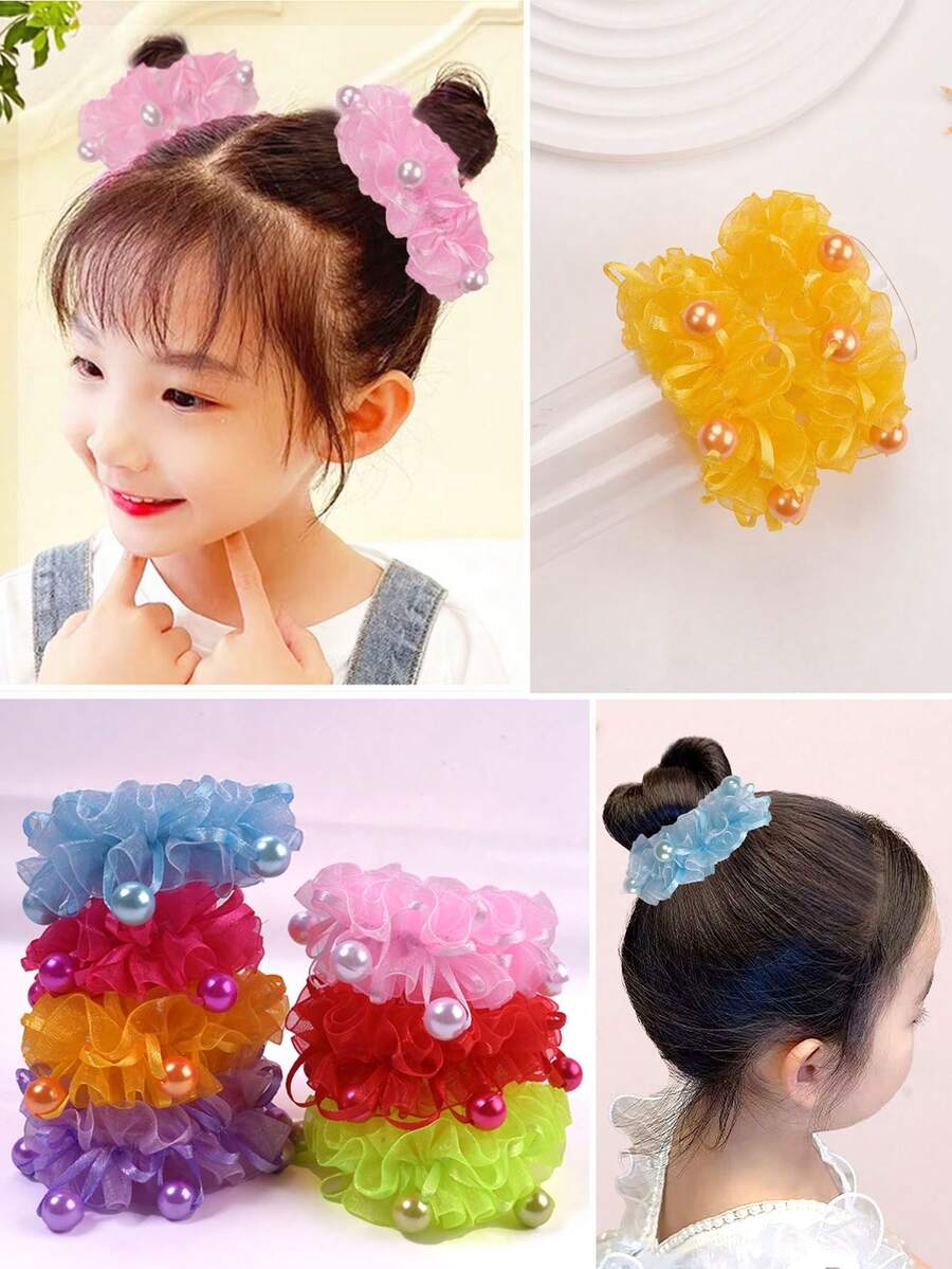 2入組可愛的嬰兒髮帶,小蝴蝶結髮帶適用於幼兒女孩,適用於舞臺表演或舞蹈的髮飾 - 綠色 - 查看 1