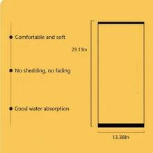 1pc Pink Towel, Rectangle, Skin-Friendly, Soft, Absorbent, Non-Deformation And Non-Fading, Suitable For Bathroom, Living Room, Home Use - Pink - View 7