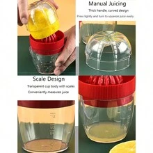 1 PC Portable DIY Manual Citrus Juicer Lemon Orange Fruit Lemon Juice Machine Squeezer / Random Color - Random Color - View 4