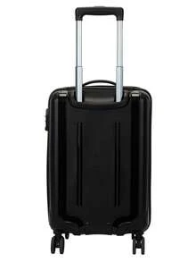 SUISSEWIN Classic Simple Fashion Trolley Case 20 Inch Boarding Case, Mute Universal Wheel Suitcase, Black Luggage Portable Carry-On Luggage For Travel Holiday Vacation Honeymoon Cruise Back To School For Men And Women Students - Black - View 6