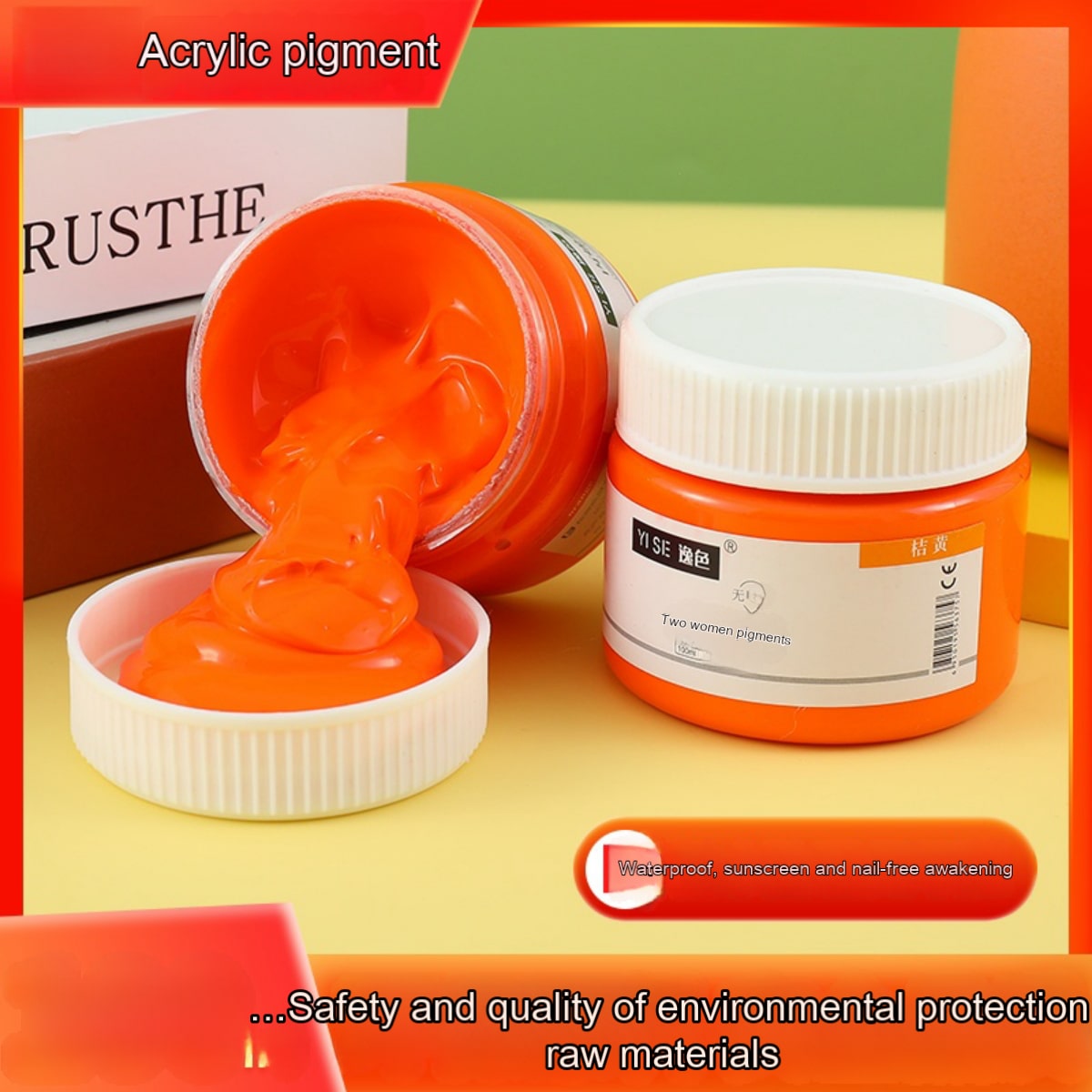 Acrylic Paint That Doesn't Fade, Waterproof For Outdoor Graffiti Art