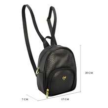 Mochila Petit Fashion Juvenil para Mujer - Negro - Ver 3