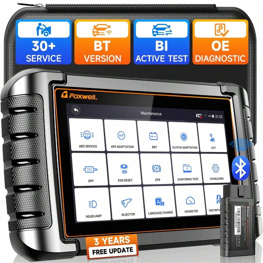 Foxwell Nt809 Bt Bidireccional Scanner De Diagnóstico De Obd2 Para Todo El Sistema De Automóviles