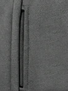 Men Shorts - 紫紅色 - 查看 3