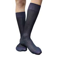 4 Pares Calcetín De Media Delgado - Negro - Ver 2