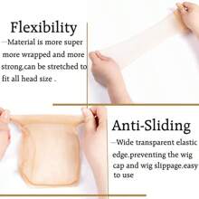 7pcs Tóc giả Cài đặt Bộ dụng cụ Bộ HD Mũ đội tóc giả Ren Tóc giả Keo dính Và Để loại bỏ Tan chảy Ban nhạc Đối với Ren Phía trước Sáp Gậy Với Cạnh Chải - 7 chiếc - Xem 6