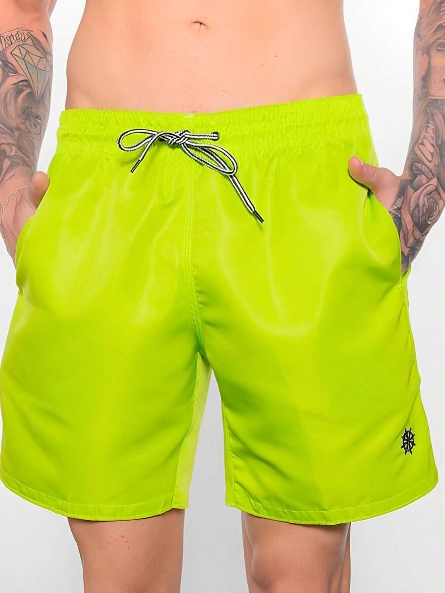 Men Shorts - 綠色 - 查看 1