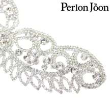 Perlon Joon 1 Pieza Diy Soldadura De Parche De , Aplicación De Pedrería En El Cuello Para Vestido De Novia, Accesorios De Ropa De Costura A Mano Yl006