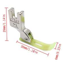 4pcs Plastic Presser Foot Set For Industrial Sewing Machine, Suitable For Thick Fabric, Wear-Resistant
