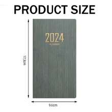 8PCS 2024 Planner Pocket Notebook, Small Calendar For Purse 6.8 X 3.8Inch, Daily Weekly And Monthly Agenda - Multicolor - View 7