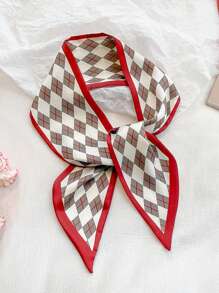 4pcs/Set Ladies' French-Style Red Floral Print Scarf Headband For Casual, Elegant, Date, Daily Wear And Gift Decoration Boho Hair Band Turban Headband Sweatband, Hairband Fall Winter Hair Accessories For Women Bows For Vacation Outfits Woman Women Bandanas Soft Headwrap - Multicolor - View 6