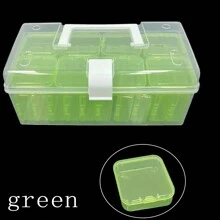 32pcs/Set Plastic Transparent Beads Storage Box, Multifunctional Portable Suitcase For Small Items Jewelry Crafts Classification Container, Mini Nail Art Hair Accessories, Ring, Necklace, Brooch Display Box - Multicolor - View 14