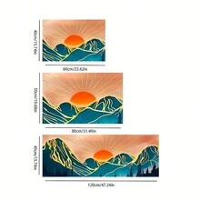 1入組廚房地墊防滑走廊陽台地毯地板墊吸水浴室地墊洗衣房地墊入口門墊家用地毯 - 日出 - 查看 6