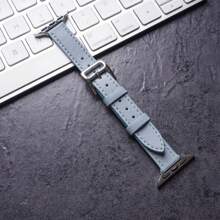 经典时尚轻质男女修身纯色小腰皮革 Apple Watch 表带 兼容 Apple Watch 1/2/3/4/5/6/7/8/9 超级系列 Apple Watch 表带 轻质运动纯色小腰皮革 (38mm/40mm/41mm/42mm/44mm/45mm/49mm) Apple Watch 表带作为送给返校学生的礼物 - 38mm/40mm/41mm - 查看 14