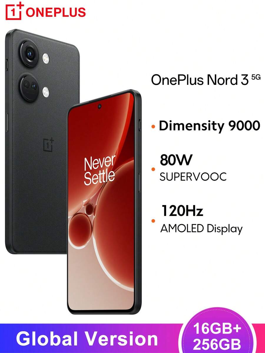 全球版 Nord 3 5g 灰 16gb 256gb Dimensity 9000 杜比全景聲 80w Supervooc - 灰色 - 查看 1