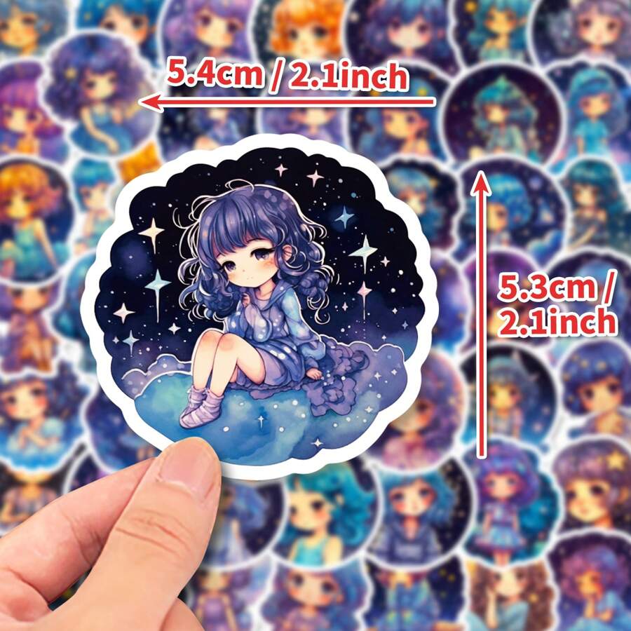 100pcs Aesthetics Stickers For Water Bottles, Vinyl Waterproof Stickers