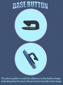 20入組美國國旗系列pvc鞋扣,可用於裝飾包包、鑰匙扣、diy裝飾、手機殼和鱷魚扣裝飾 - 藍色 - 查看 5