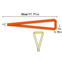 1入組帶繩識別證卡套裝,適用於員工工作證、餐卡、門禁卡、保護套
