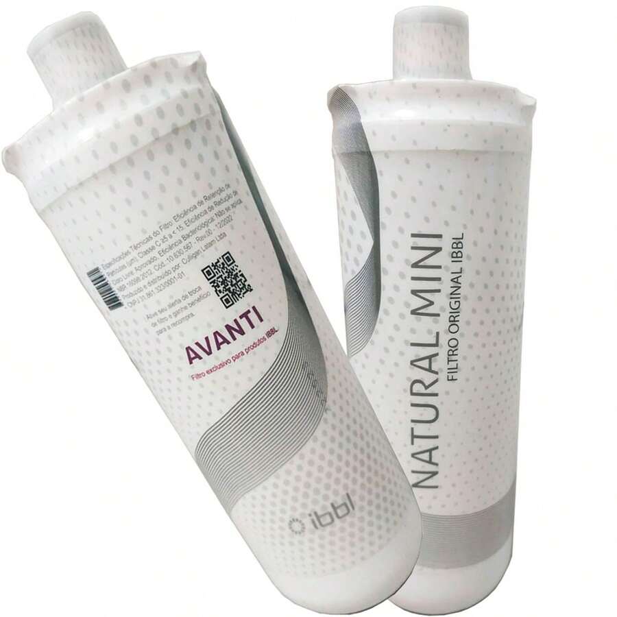 Refil Filtro Ibbl Avanti Mio Vivax Purificador Natural Mini Àgua Bebedouro Vela - Branco - Visão 1