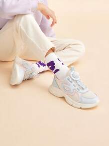 Balabala 巴拉巴拉男女童时尚运动鞋 - 粉色 - 查看 1