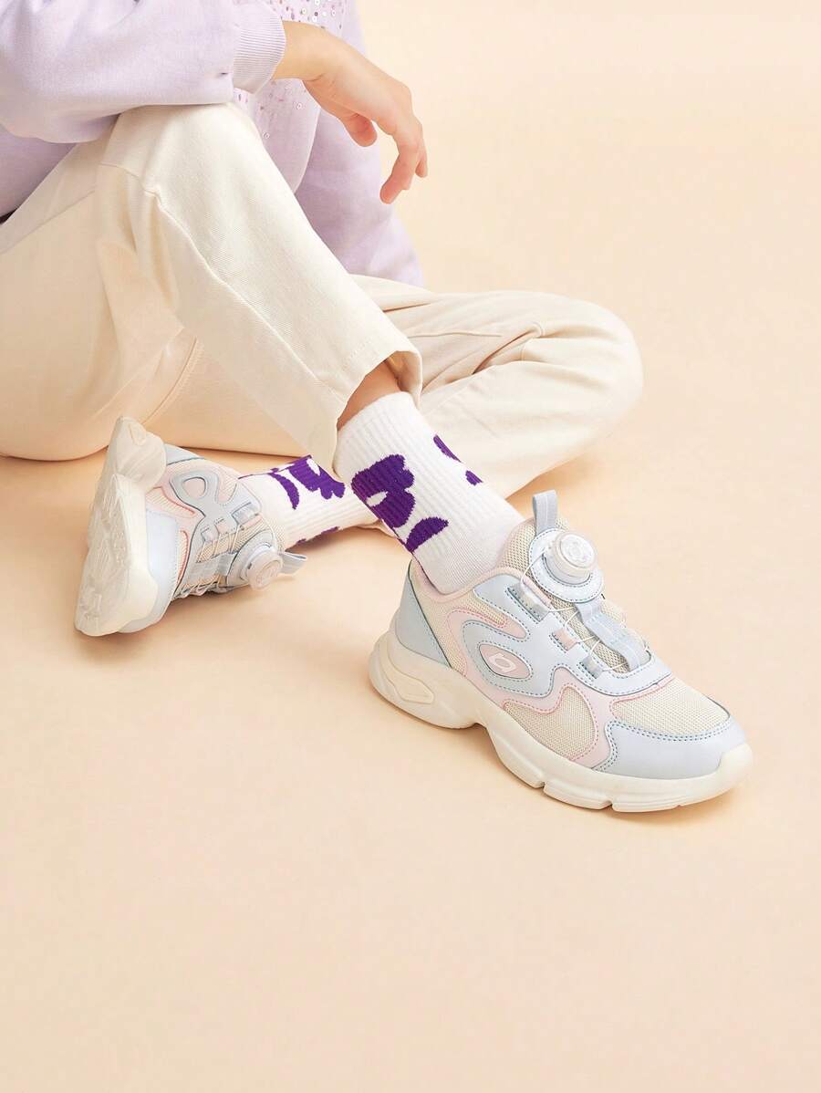 Balabala 巴拉巴拉男女童时尚运动鞋 - 粉色 - 查看 1