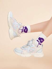 Balabala 巴拉巴拉男女童时尚运动鞋 - 粉色 - 查看 2