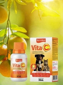 VITA C SUPPLEMENT FOR PETS DOGS CAT - Màu Cam cháy - Xem 1