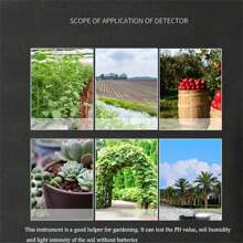 1 Peça Medidor De Umidade Do Solo 3 Em 1, Testador De Luz E Ph Para Cuidados Com Plantas Internas/externas