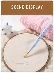 パンチニードル 刺繍布 2枚セット ポリエステル素材 掌触り良好 キャンバス表面 綺麗 ドット少 メリハリのある模様