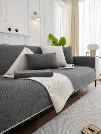 1pc Waterproof Sofa Cushion Cover, Four Seasons Universal