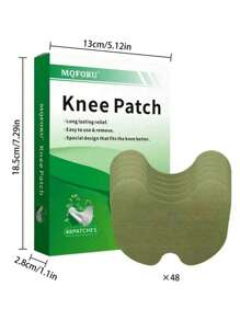 48pcs Green Knee Care Patches For Daily Use - Green - View 2