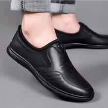 Nam Giày lười Cổ thấp Giải trí Giày dép - màu đen - Xem 2