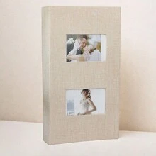 6 Inch 300 Sheets Large Capacity Family Photo Album Baby Album With Insert Pages For Storing Baby Photos - Redwood - View 7