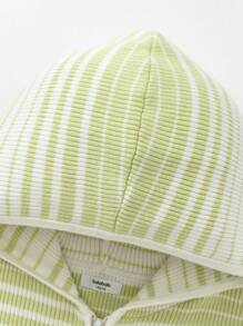 Balabala Áo len cardigan trẻ em gái - màu xanh lá - Xem 3