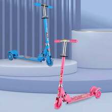 Patin scooter 3 llantas Plegable Ajustable - Azul - Ver 4