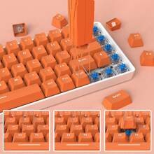 MAMBASNAKE 2-In-1 Keycap Switch Puller Tool For Hot Swappable Mechanical Keyboard, 304 Stainless Steel MX Keys Remover Kit For DIY Custom Gaming Keyboard - Orange - View 6