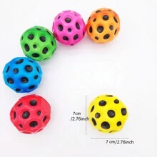 1入組opp包裝多彩固體pu高彈性減壓球,青少年壓力球玩具