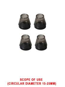 4入/組圓形矽膠椅腳蓋腳墊防滑椅腿保護套，適用於家具桌椅的橡膠腳套底部