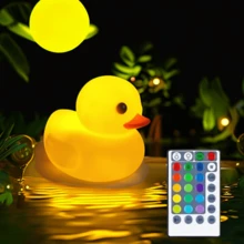 UXSIO Duck Floating Pool Lights With Solar , RGB Dimmable Solar Duck Pool Lights That Float,IP68 Waterproof Glow Solar Pool Lights That Float, Light Up LED Pool For Pool, Pond, Spa, Hot Tub Duck Lights Glow In The Dark For Pool Yard Wedding Party Decor, Outdoor Garden Lighting For Pathway, Yard, Patio - RGB - View 8