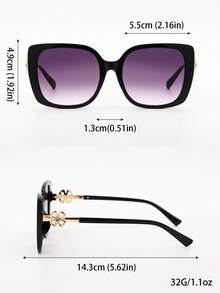 1 件女士经典猫眼时尚眼镜，采用眉线形状，凸显独特风格和深度，使脸部更具魅力，采用金色四叶草设计，适合日常生活、海滩、驾驶和户外旅行配件。 - 彩色 - 查看 11