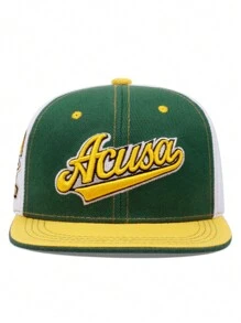 1pc Acusa Embroidered Personalized Fashion Hip-Hop Baseball Cap For Men Street - Multicolor - View 3