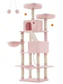 Feandrea Cat Trees & Condos - 粉色 - 查看 1