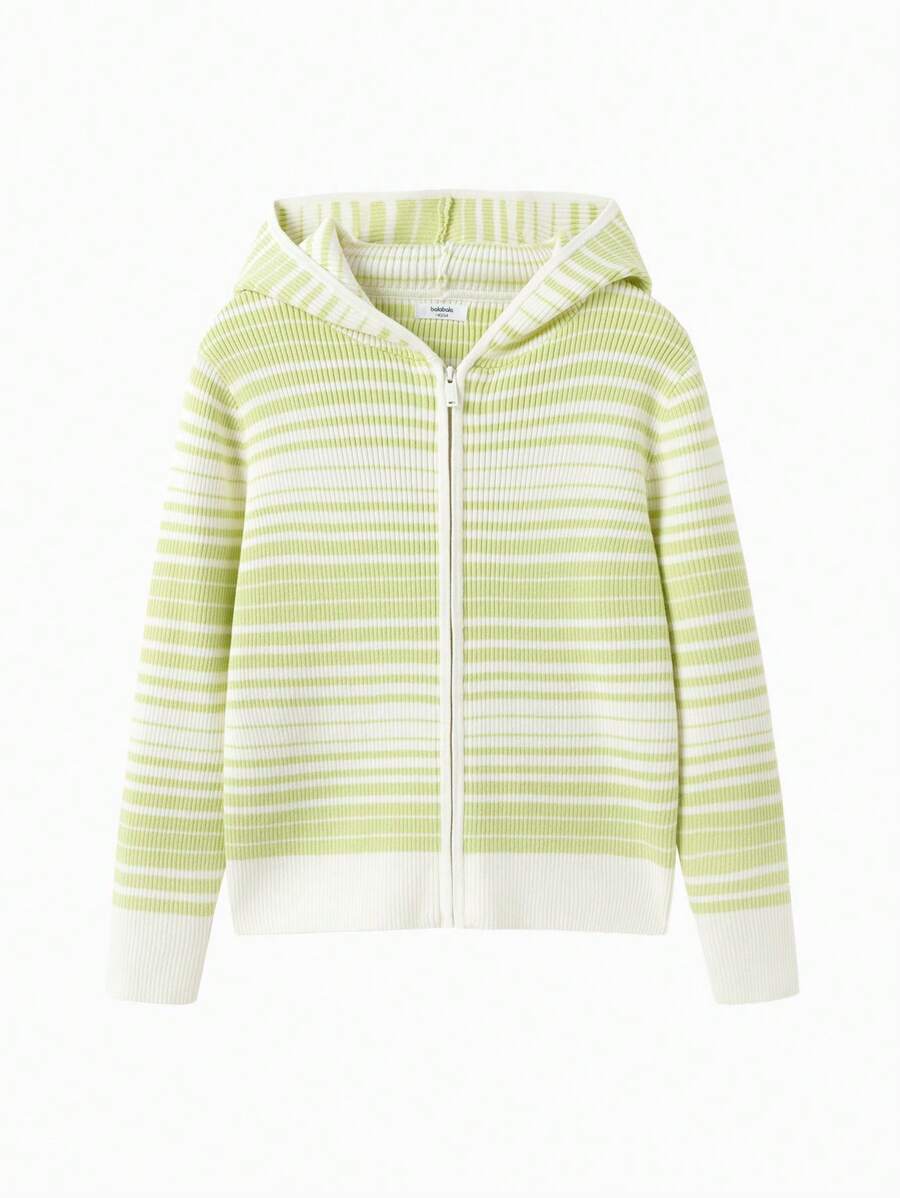 Balabala Áo len cardigan trẻ em gái - màu xanh lá - Xem 1