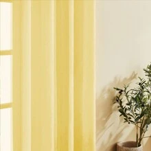 1 Pieza Cortinas Minimalistas Estilo Moderno Nórdico Color Sólido - Adecuado Para Dormitorio, Sala De Estar, Habitaciones De Hotel, Etc.