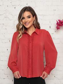 Women Blouses - Gỗ đỏ - Xem 1
