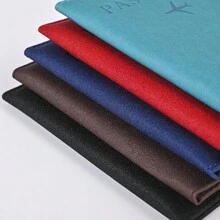Bao đựng hộ chiếu PU đơn giản Vỏ bảo vệ hộ chiếu Bao đựng hộ chiếu du lịch Bao đựng thẻ tín dụng Túi đựng hộ chiếu Túi đựng hộ chiếu cho kỳ nghỉ Cho kỳ nghỉ Những vật dụng cần thiết khi đi du lịch - Màu xanh hải quân - Xem 8
