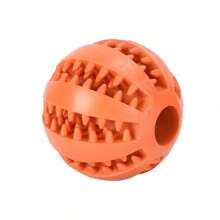 1pc Random Dog Ball Toy, Dog Food-Leaking Toy, Rubber Chew Toys For Dog, Molar Toy, Pet Interactive Toy - Multicolor - View 10