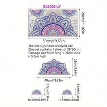 1pc Rainbow Clouds Colorful Electrostatic Window Stickers, Suncatcher Glass Window Stickers Home Decoration, Self-Adhesive Wall Stickers - Multicolor - View 10