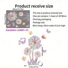 1pc Rainbow Clouds Colorful Electrostatic Window Stickers, Suncatcher Glass Window Stickers Home Decoration, Self-Adhesive Wall Stickers - Multicolor - View 6